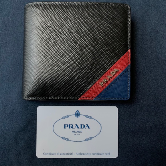 Men’s Prada Saffiano Leather 8 Card Wallet - Picture 3 of 3